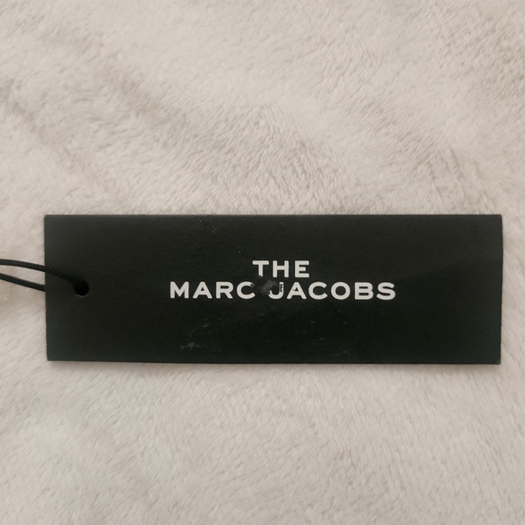 Marc Jacobs Hot Shot Leather Crossbody Bag Silver Chain Tie Dye Blue Multi NWT - Picture 12 of 13